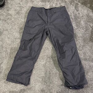 Columbia Men's Dark Gray Cargo Snow Pants XXL